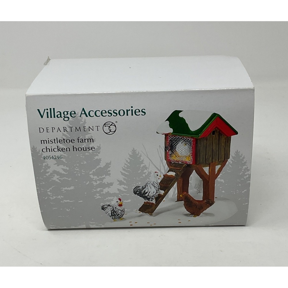 Dept 56 Village Accessories Mistletoe Farm Chicken House 4054246 Christmas